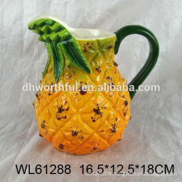 High quality ceramic pineapple milk jug
